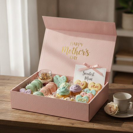 Pastel Delight Dessert Box | Mother's Day Gift Set Case