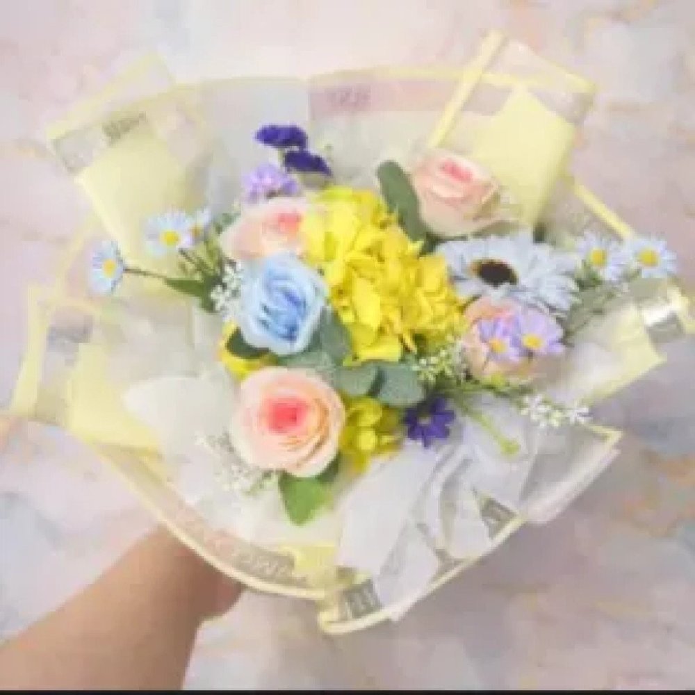 No46 ช่อดอไม้ประดิษฐ์ artificial flowers bouquet
