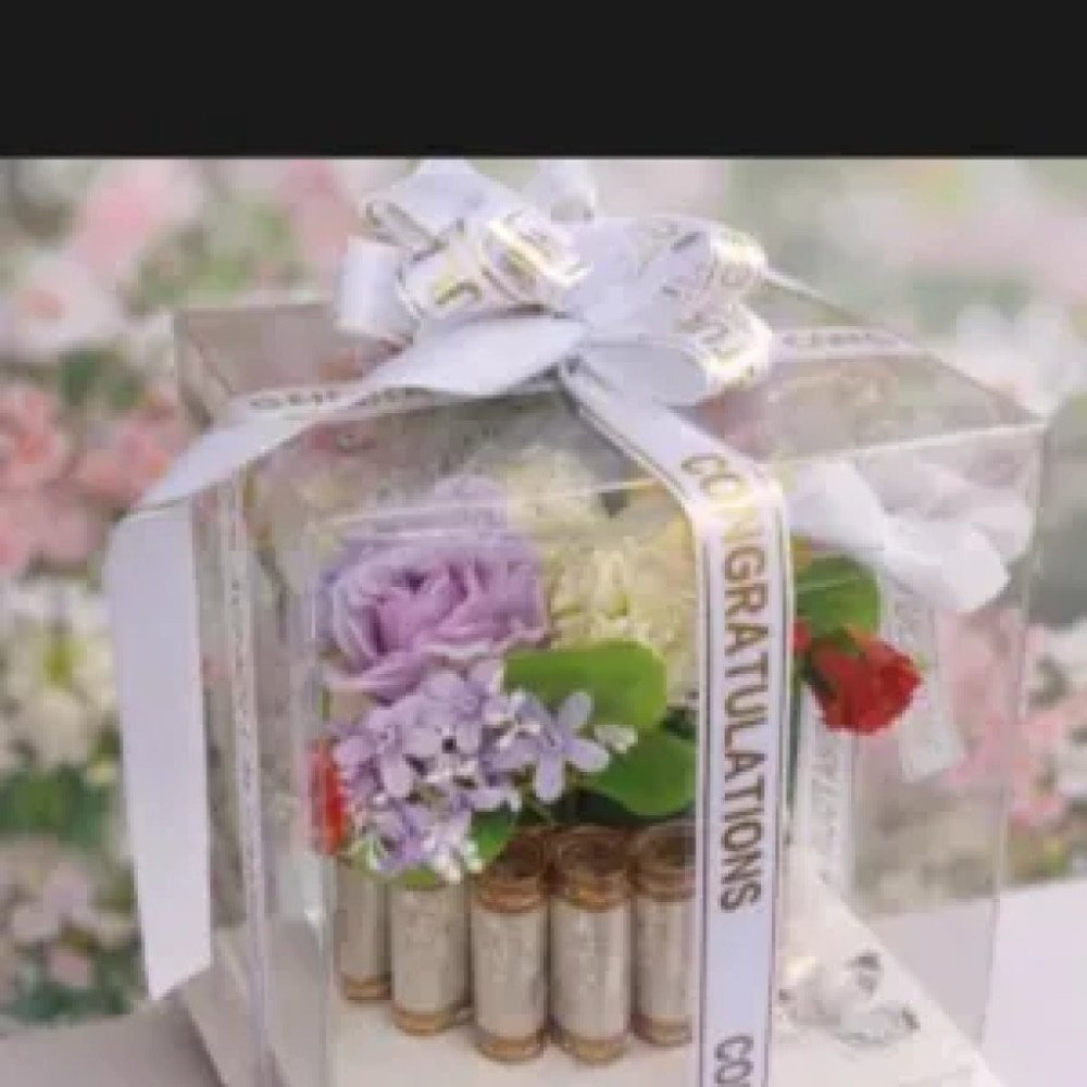 59 กล่องใส่เงินสด put money in box cake