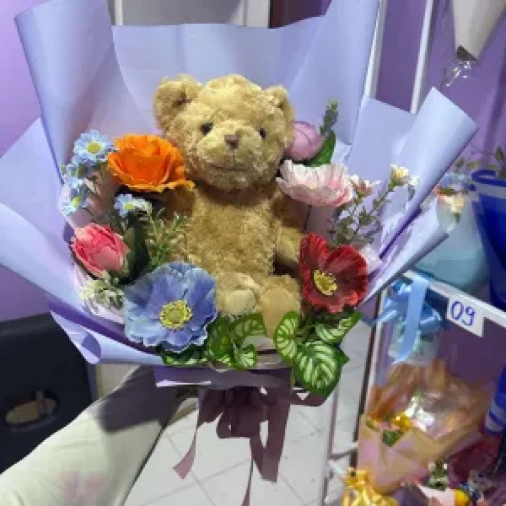 No16 ช่อตุ๊ดตาหมี doll bouquet - Home - Discover excellent #7199 delivery in Pattaya