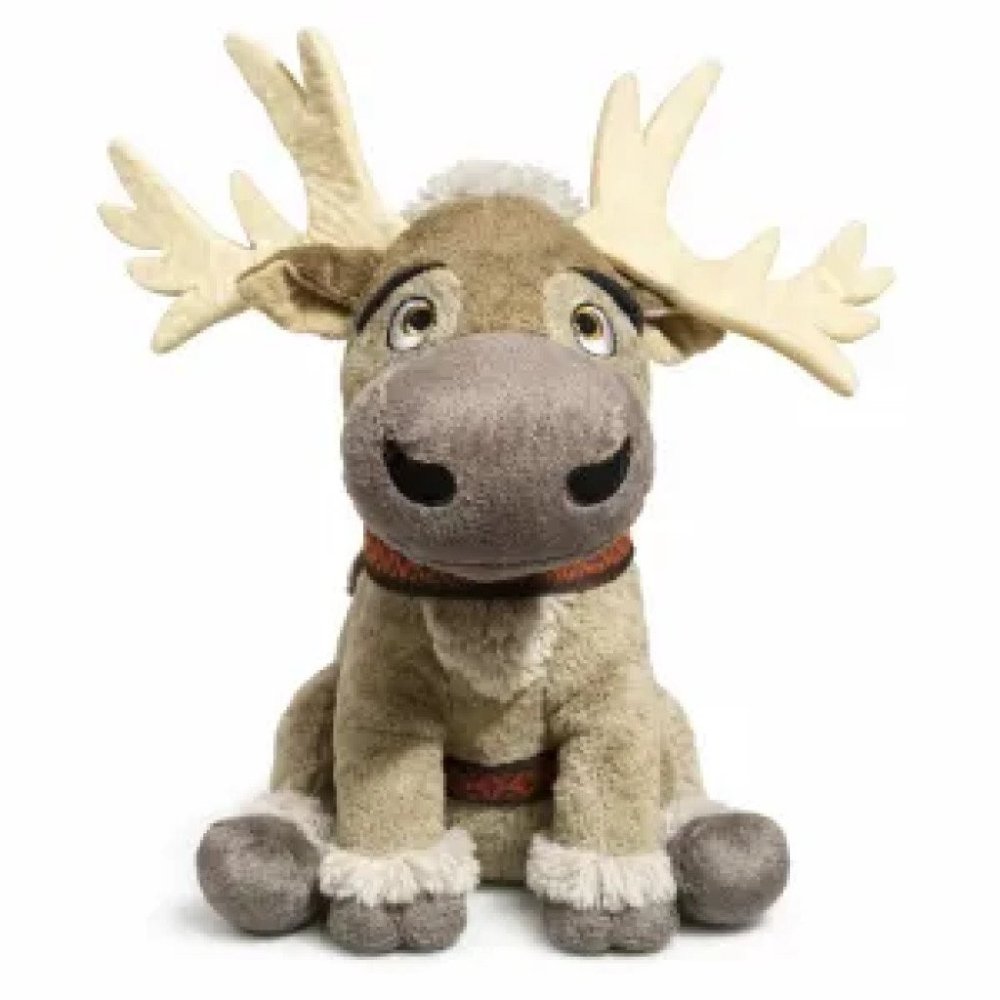 No. 37 | Grey Deer‑Eye Doll 30 cm – ตุ๊กตาตากวางสีเทา ขนาด 30 ซม.