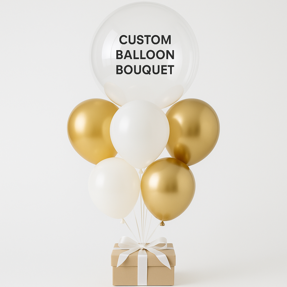 Custom Ballongbukett presentförpackning | Celebration Rayong #4910