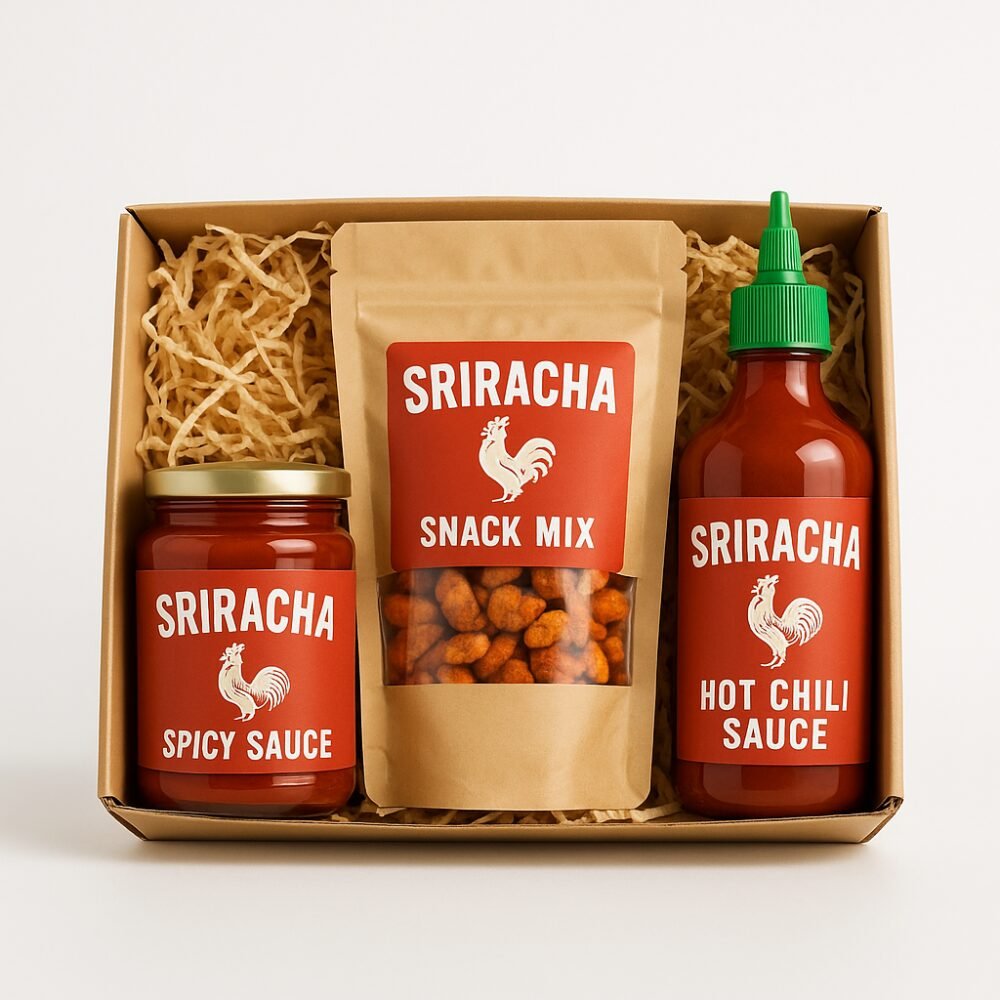 Gift Hamper Sriracha | Gourmet Pittige Saus Set