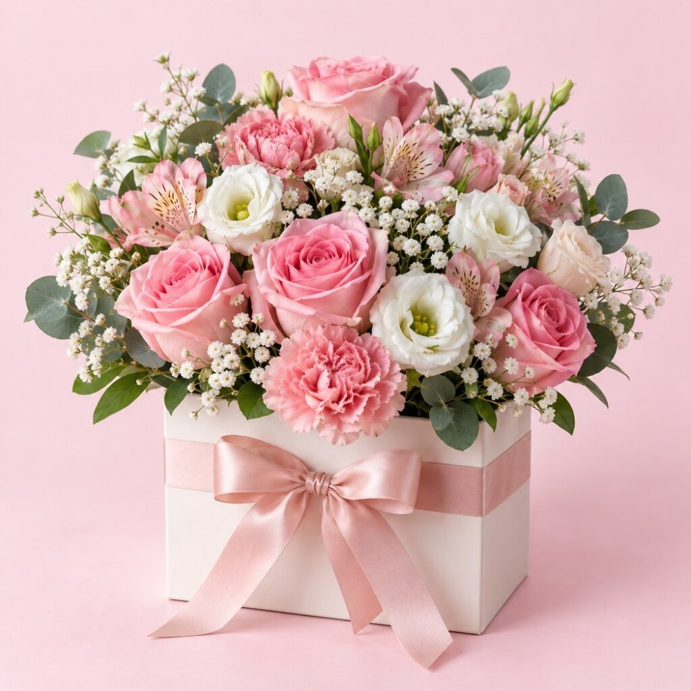 Luxury Floral Arrangement Gift Box - Rayong Flower Box
