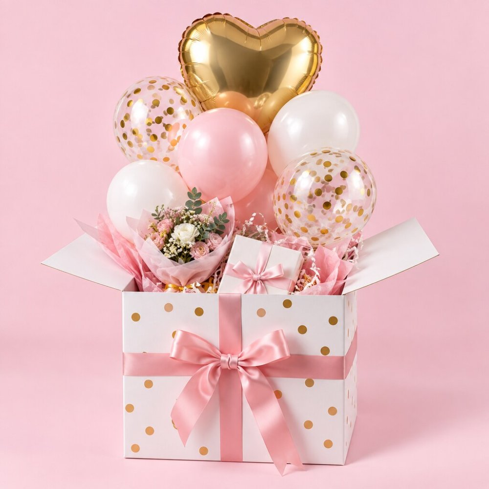 Surprise Balloon Box Gift Set | Celebration Gift Box