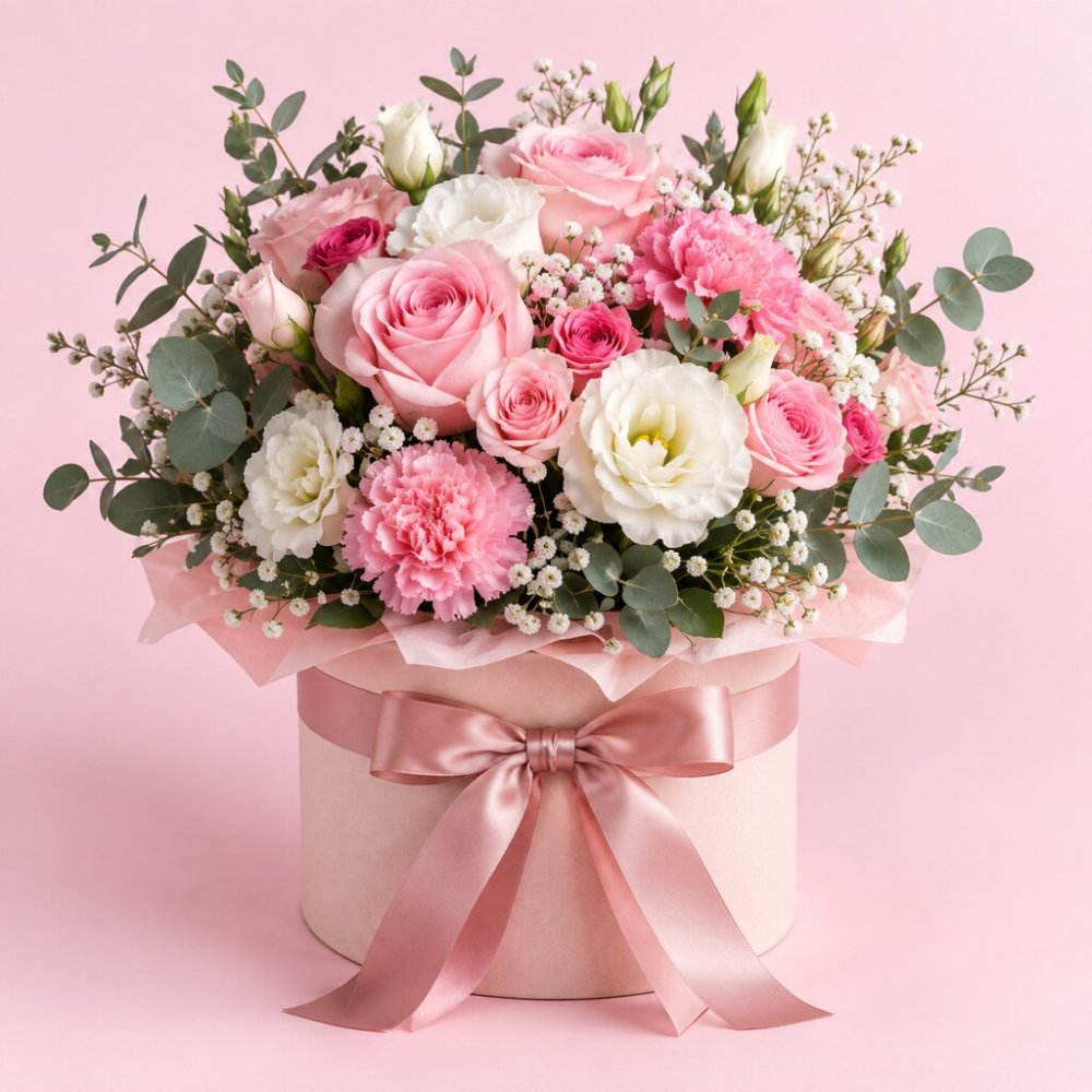 Luxury Flower Gift Boxes Rayong | Floral Arrangement