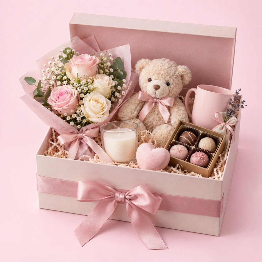 Gift Box Pastel Romance | Romantic Gift Set - Pastel Color