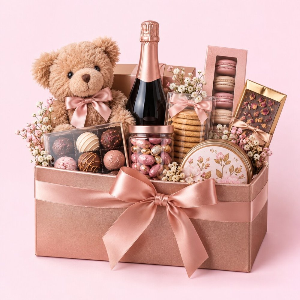 Sweet Moments Gift Hamper | Rose Gold Edition