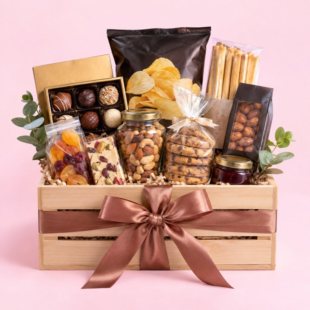 Imported Treats Crate | Corporate Snack Gift Box