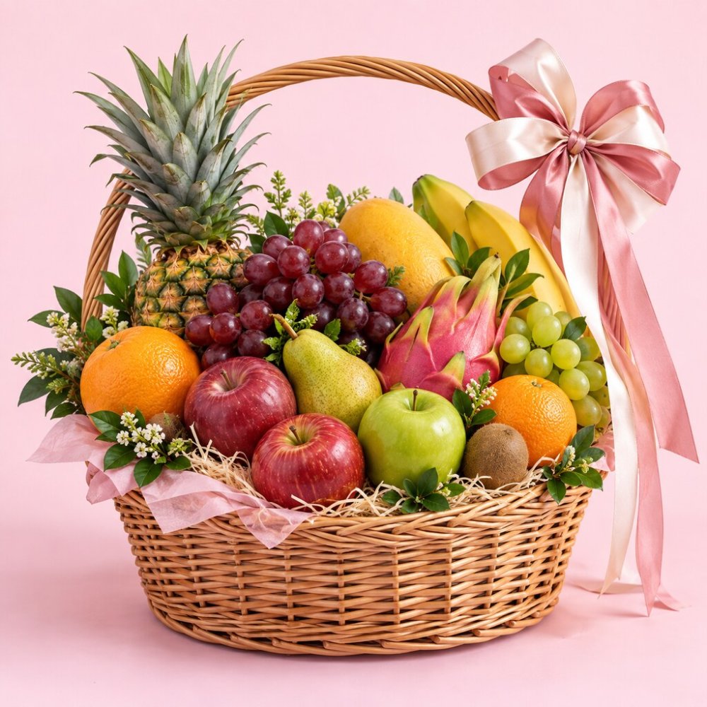 Deluxe Hamper | Fresh Orchard Fruit Gift Basket
