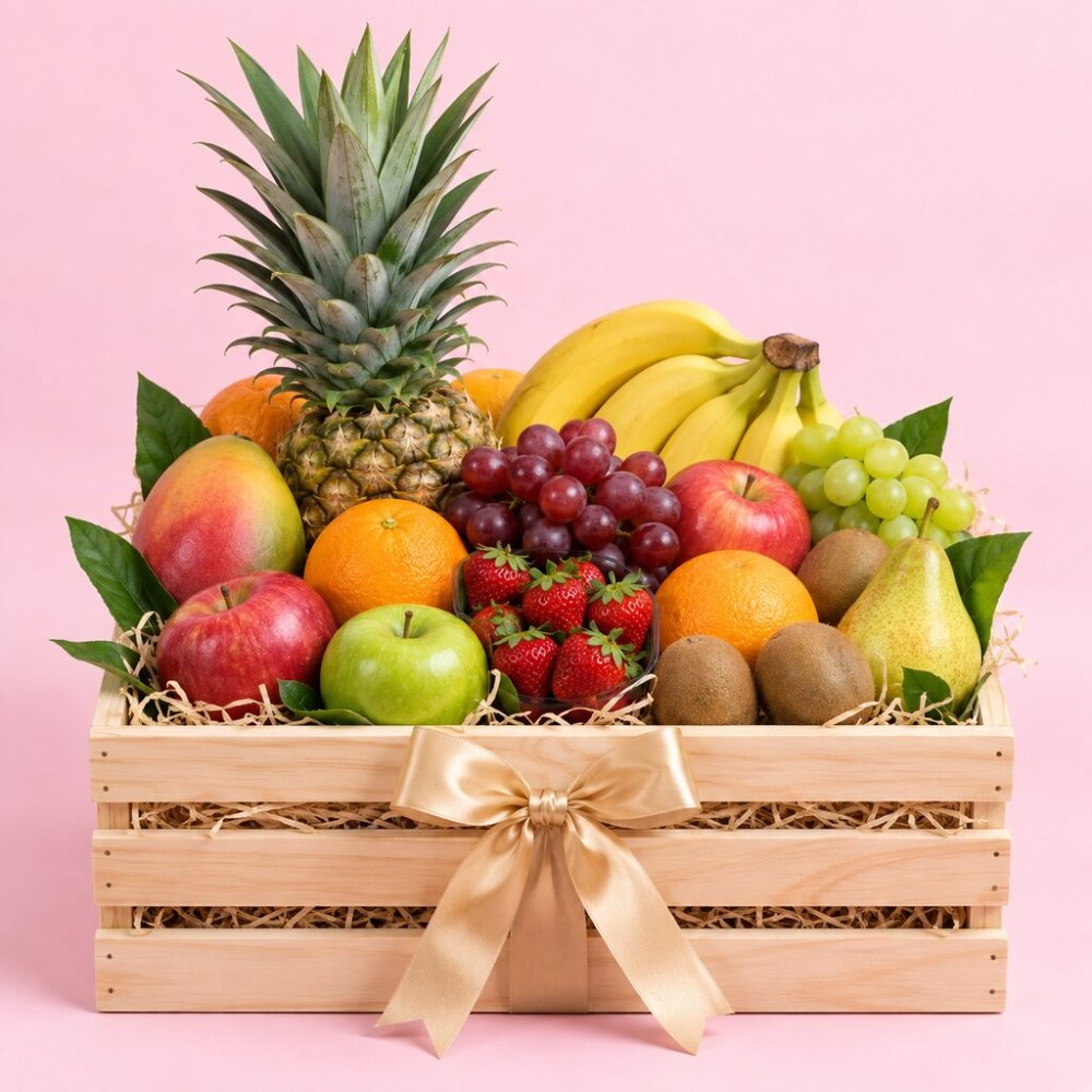 Fresh Fruit Crate | Boardroom Gift Basket - Healthy Snack - Home #5636