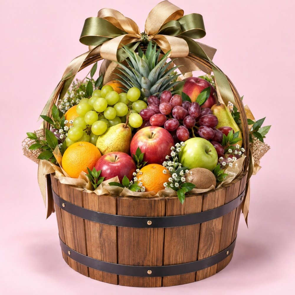 Fruit Barrel Gift Basket | Prestige Corporate Edition