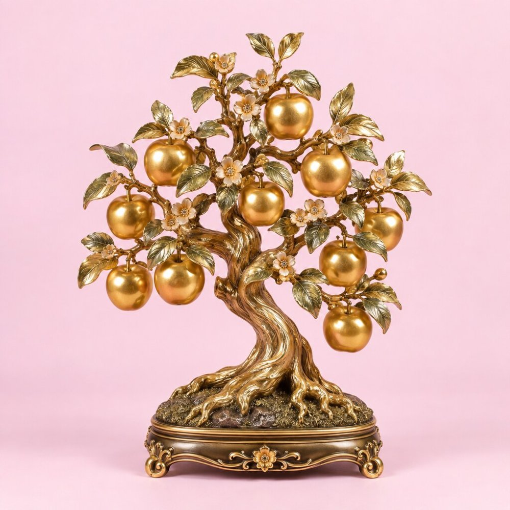 Orchard Gold Edition Imported Statue | Luxury Collectible - Home #5786