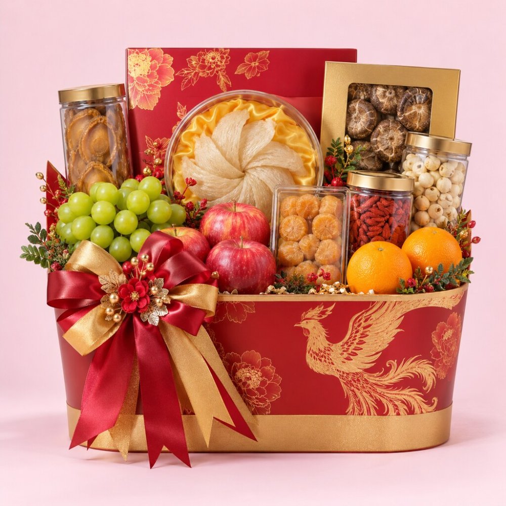 Prosperity Gift Hamper | Golden Phoenix Luxury Set