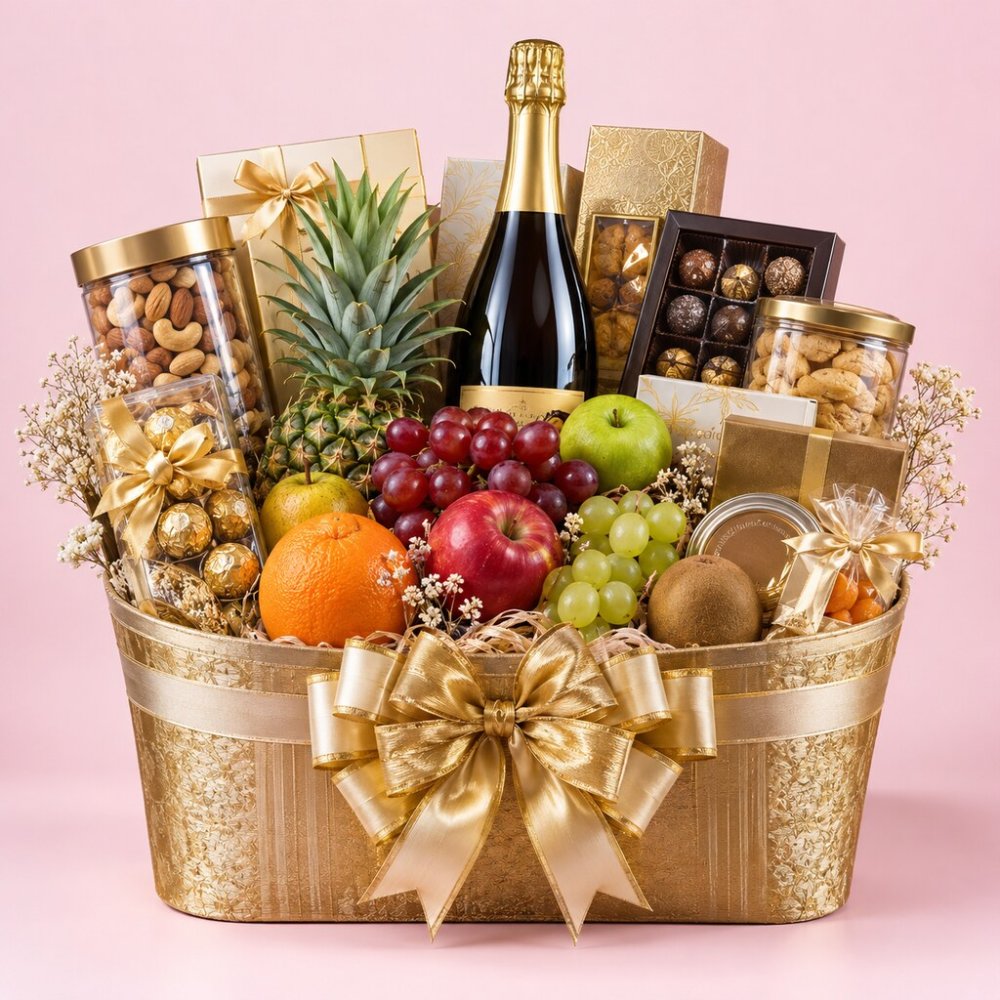 Gourmet Hamper | Golden Emperor Luxury Gift Basket