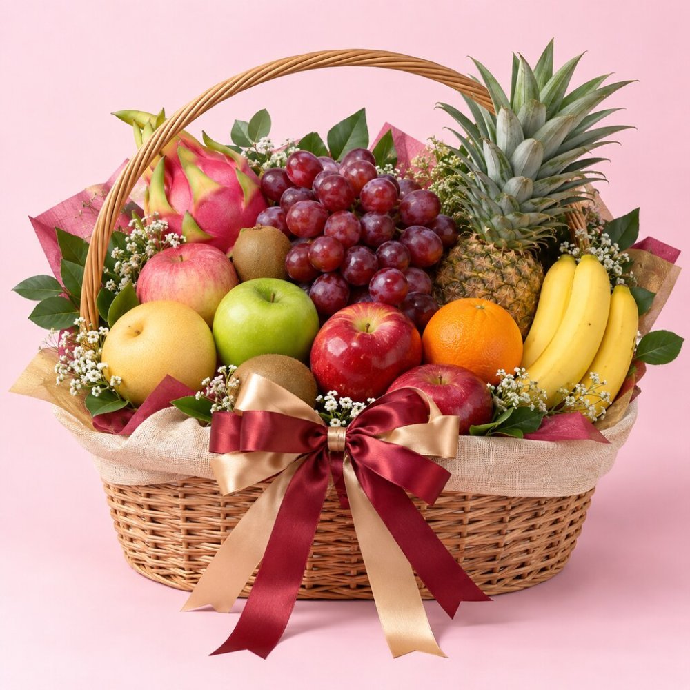 Premium Fruit Basketttttttttttttttttttttttttttttttttttttttttttttttttttttttttttttttttt - Fortune Gift Set | Gourmet Category