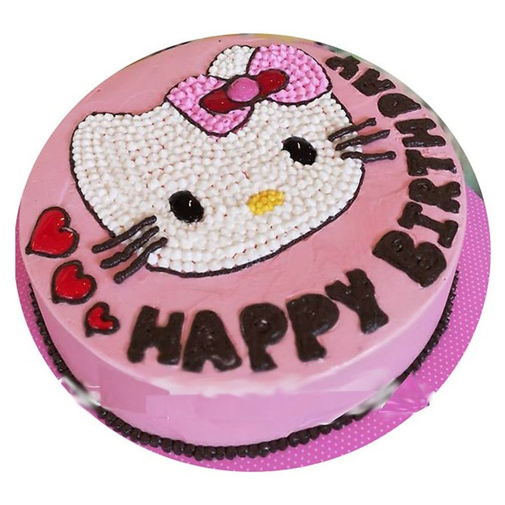 เค้กวันเกิดสีชมพู Hello Kitty