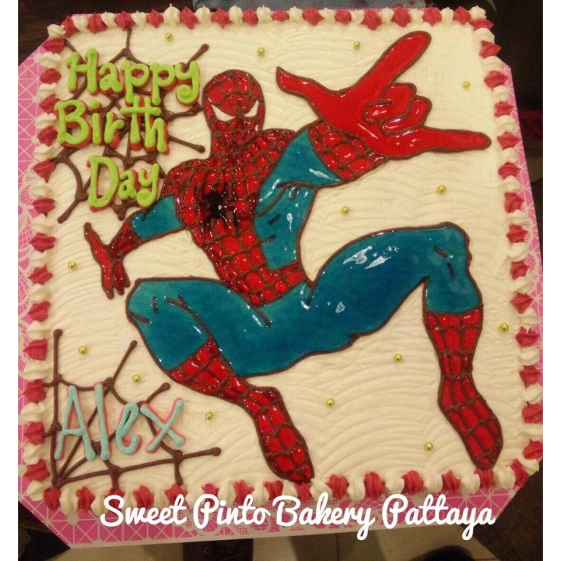 cake spiderman