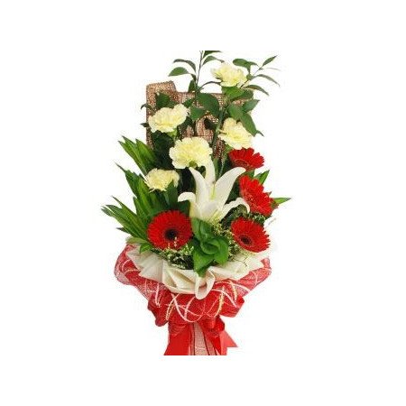  Rose & Lilies Bouquet – Elegant Mixed Flower Gift in Pattaya Bouquet of Flowers - Foto 1