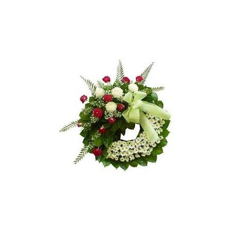Sympathy Flowers Wreath 01