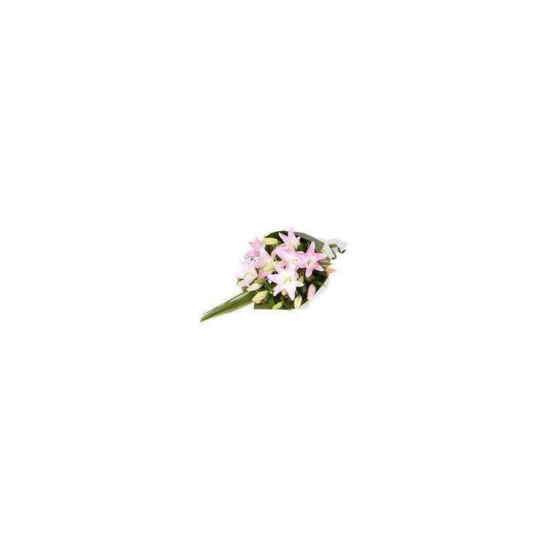 4 Pink Lilies Bouquet – Elegant Floral Gift in Pattaya 4 Pink Lilies Bouquet – Elegant Floral Gift in Pattaya
