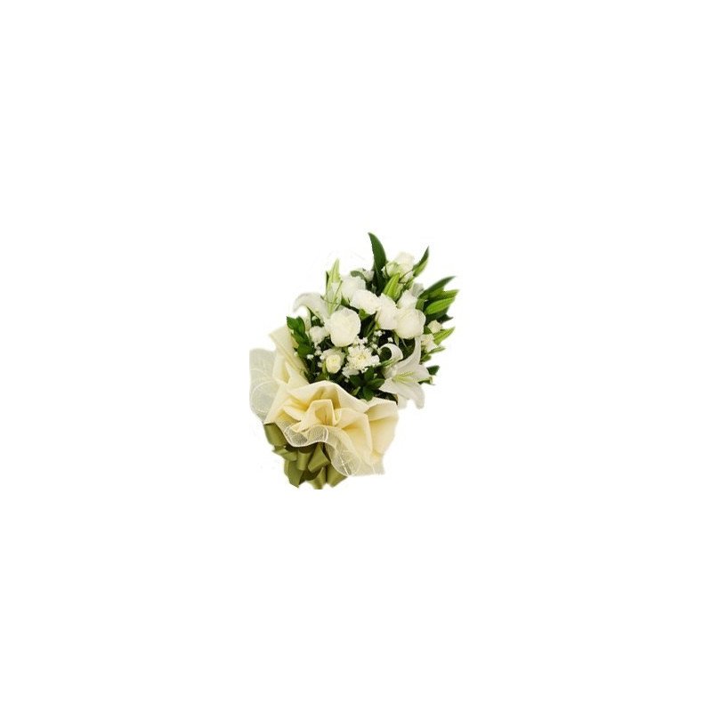 White Roses & Lilies Bouquet – Elegant Mixed Flower Gift in Pattaya White Roses & Lilies Bouquet – Elegant Mixed Flower Gift in 