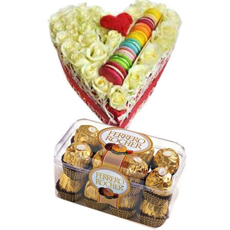 VALENTINE GIFT FLOWERS HEART