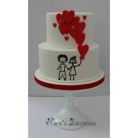 VALENTINE CAKE - 1 Valentine Cake | Sweet Treats for Your Valentine