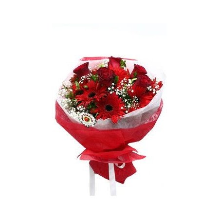 Red Hot Flower – 24 Red Roses Bouquet in Pattaya Red Hot Flower – 24 Red Roses Bouquet in Pattaya