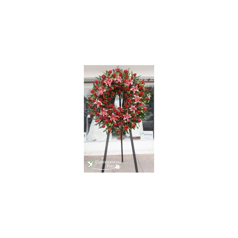 Sympathy Flowers Wreath 17