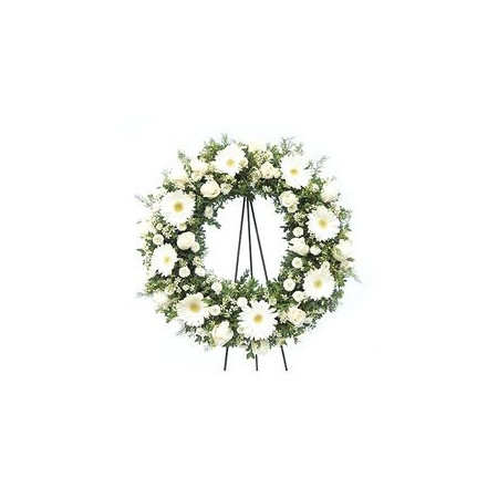 Sympathy Flowers Wreath 21 - 1 Sympathy Flowers Wreath 21 | Send Condolences Today