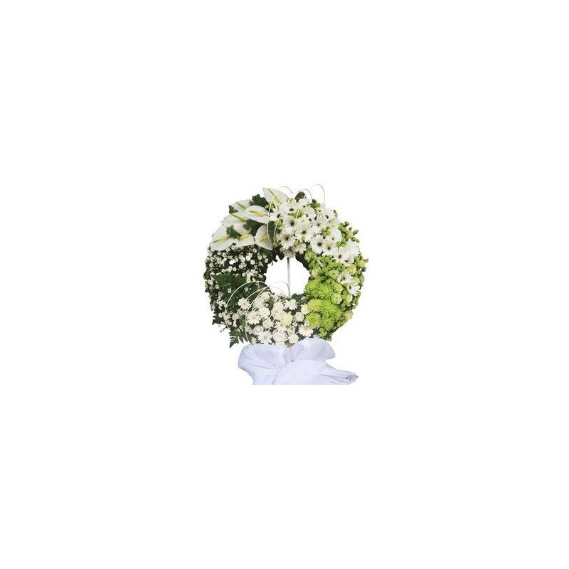 Sympathy Flowers Wreath 22