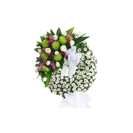 Sympathy Flowers Wreath 23 - 1 Sympathy Flowers Wreath 23 | Send Condolences