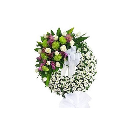 Sympathy Flowers Wreath 23 - 1 Sympathy Flowers Wreath 23 | Send Condolences
