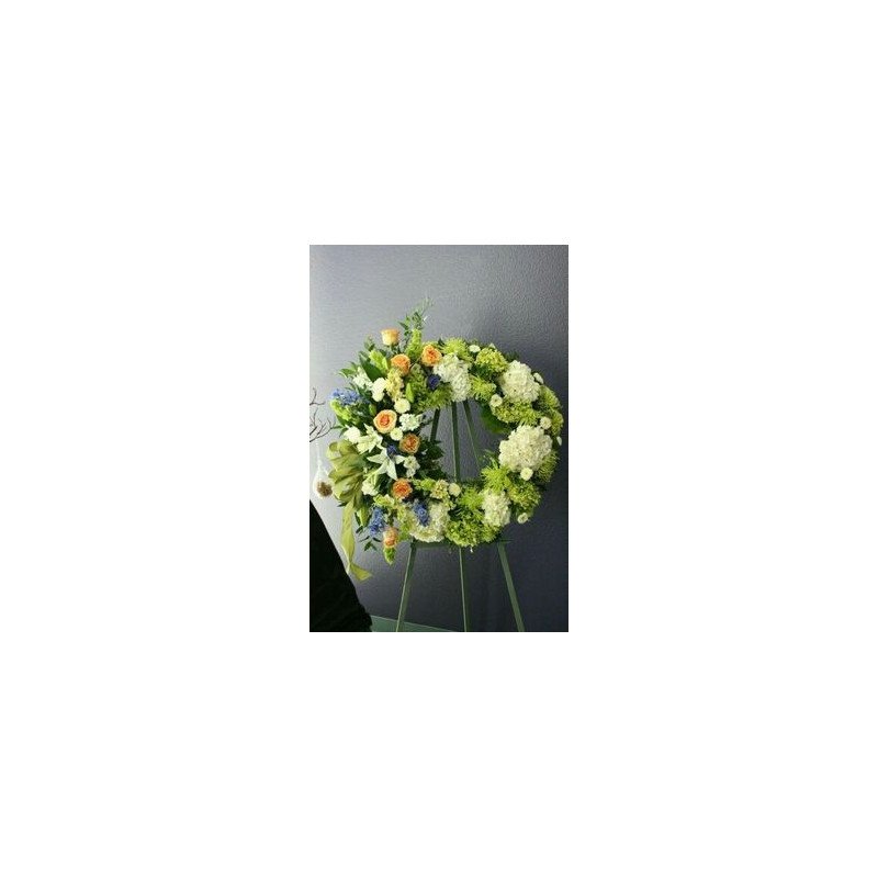 Sympathy Flowers Wreath 25