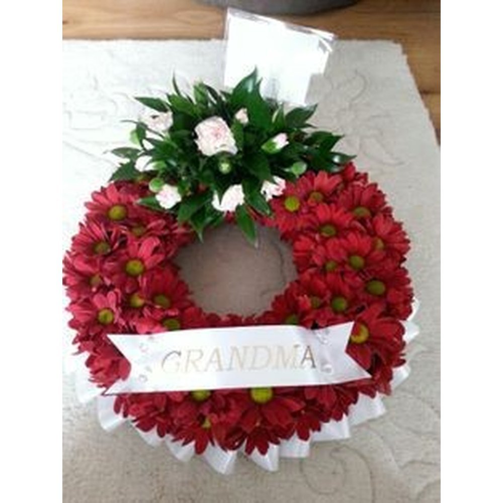 Cor d'amor vermell per a funeral