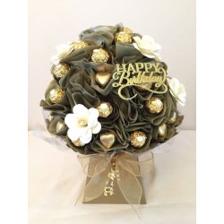 Chocolate with flowers