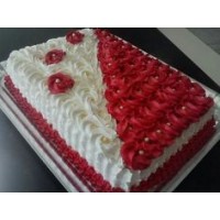 BIRTHDAY GIFT ROSE  FLOWERS WITH CHOCOLATE CAKE 10