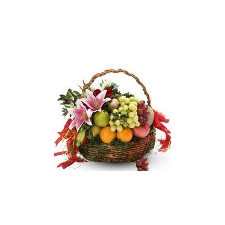 GIFT FLOWERS WITH CAKE AND TEDDY BEAR SIZE 60 CM 15