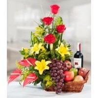 GIFT FLOWERS WITH BANANA STRAWBERRY 35 CUP CAKE   17
