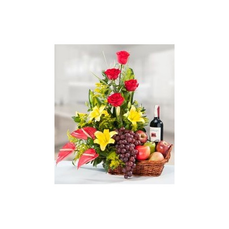 GIFT FLOWERS WITH BANANA STRAWBERRY 35 CUP CAKE   17