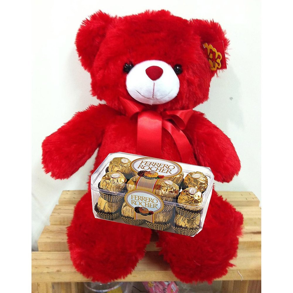 Orsetto rosso Ferrero Rocher