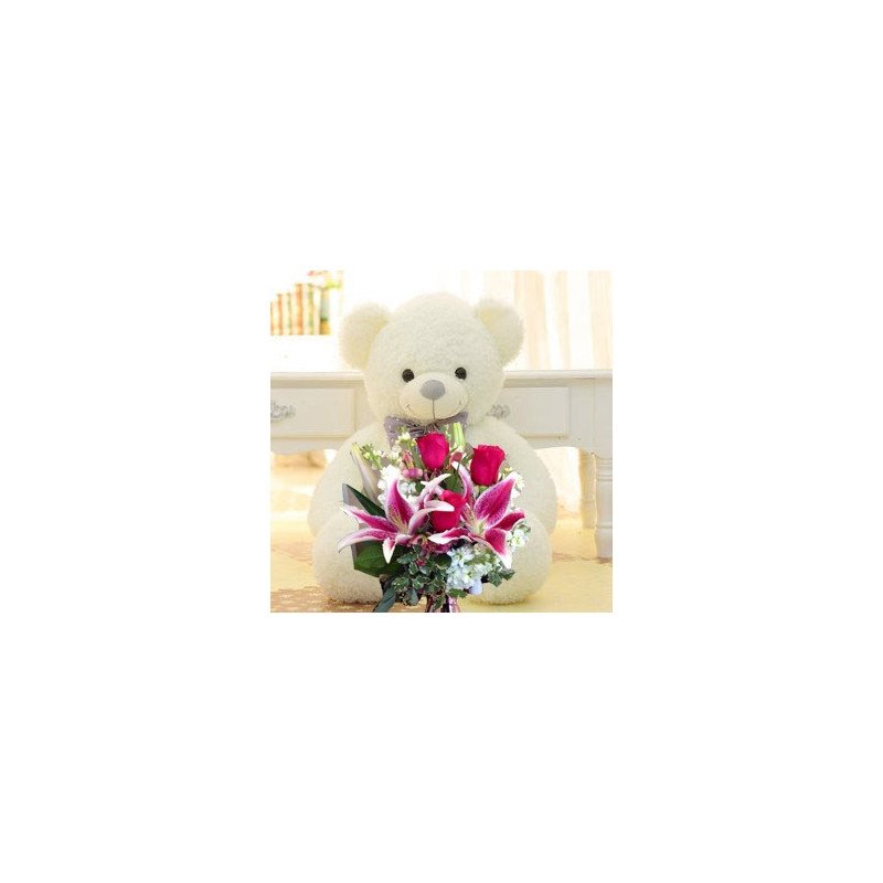 GET WELL GIFT FLOWERS BASKET 22