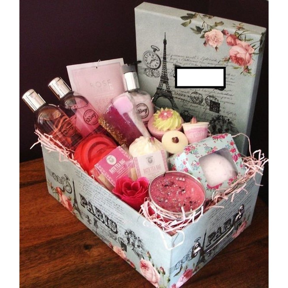 Set de regalo de baño de temática parisina