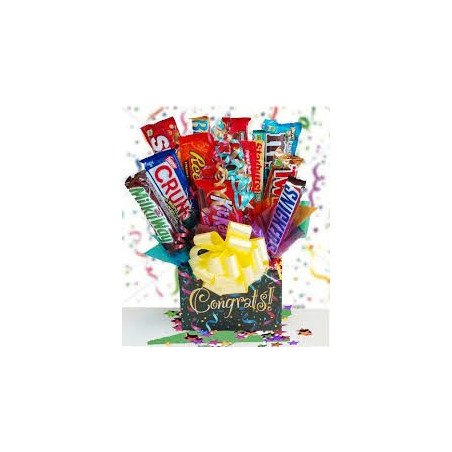 CONGRATULATIONS GIFT   CHOCOLATE BASKET