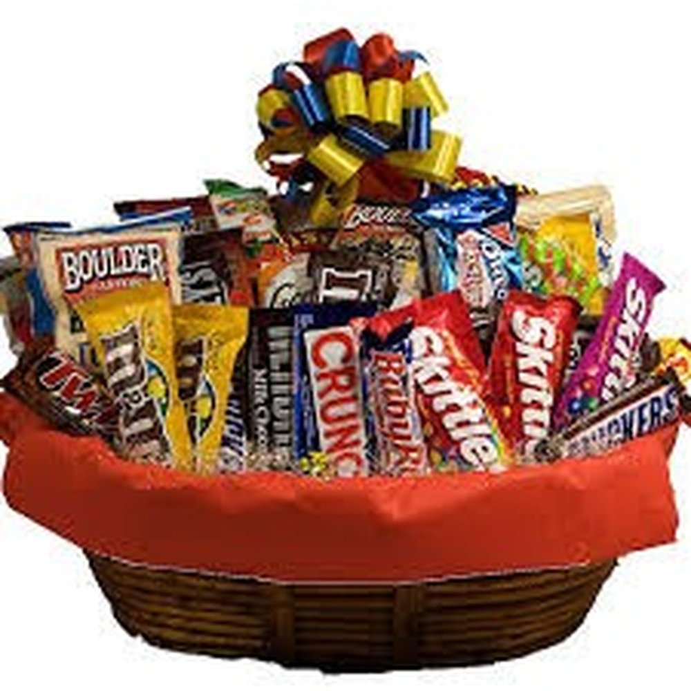 Chocolade snoepgoed excuses cadeau mand