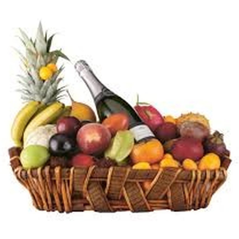 Sorry gift basket with flowers