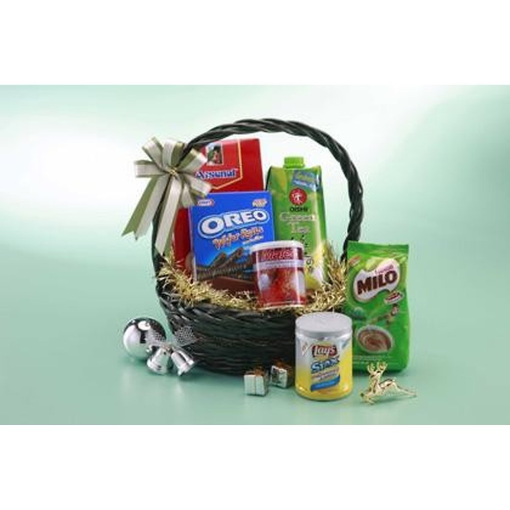 Sorry gift basket met bloemen