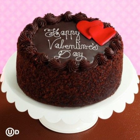  Valentine’s Chocolate Cake 5 Pounds (1800 g) – Happy Valentine’s Day Design Cakes - Foto 1