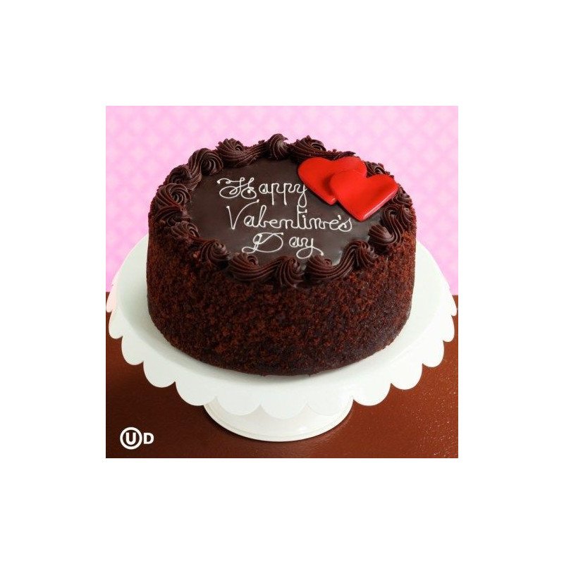  Valentine’s Chocolate Cake 5 Pounds (1800 g) – Happy Valentine’s Day Design Cakes - Foto 1